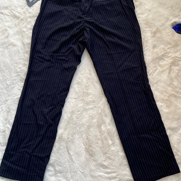 Johnny Bigg Pinstripe Navy Dress Pants - Picture 2 of 8